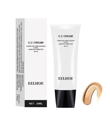 Skin Tone Adjusting CC Cream SPF 50 Cosmetics CC Cream  Colour Correcting Self Adjusting for Mature Skin  All-In-One Face Sunscreen and Foundation  Pre-makeup Primer Moisturizing Skin Concealer Brightening Skin Tone (Nat...