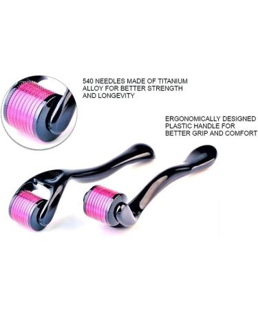 Derma Roller Beard Care Roller 1mm Titanium 540 Micro Needle Roller for Men and Women Microneedle Roller for Stimulate Hair Growth Facial Skin Care Anti Ageing Wrinkle Scar Removal Acne Spot - Buy Online on GoSupps.com