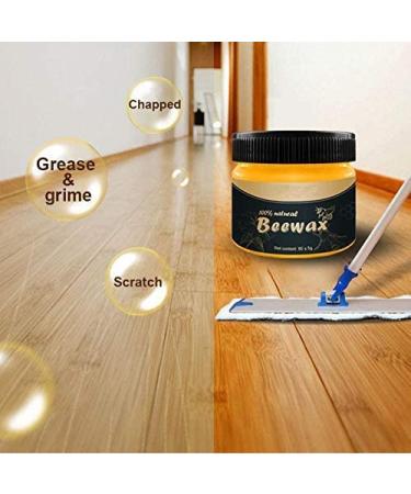 2 PACK Natural Beeswax Wood Seasoning & Cleaner for Furniture, Floors, Tables, Cabinets - Multipurpose Furniture Polish - Buy Online on GoSupps.com