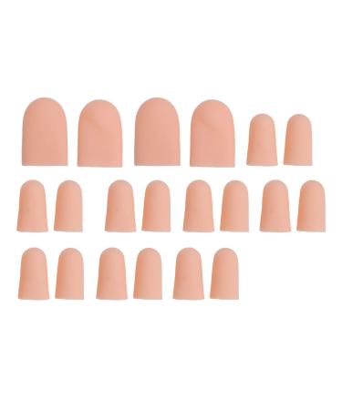 Toe Separator Silicone Toe Protector 10 Pairs Toe Protector Men Women Silicone Pain Relief Toe Cap for Corns Callus Blisters Toenails Loss