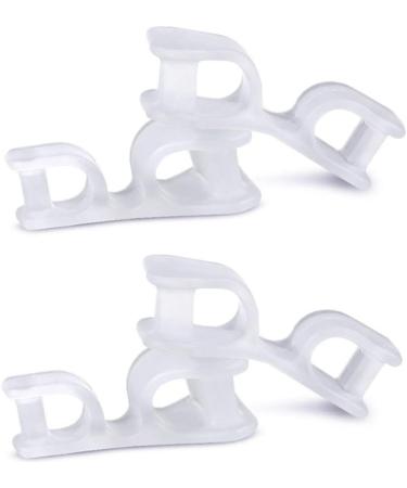 Gel Toe Separators 4-Pack | Correct Hammer Toes & Overlapping Toes | Pain Relief for Men & Women - Buy Online on GoSupps.com