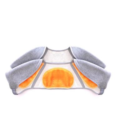 Double Shoulder Brace Sleeping Warm Support Stability Sleeve Wrap Strap Comfortable Knit Cashmere for Rotator Cuff Shoulder Chronic Inflammation Pain Relief Sprains Strains - Buy Online on GoSupps.com