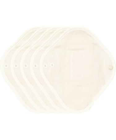 Organic Reusable Cotton Panty Liners 5-Pads Set - Tiny Size X-Small - Waterproof - Eco-Friendly & Natural - Pack of 5 - Buy Online on GoSupps.com