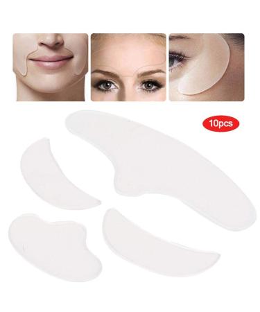 Sonew 4Pcs Silicone Anti-Wrinkle Pads - Reusable Forehead Eye & Chin Skin Care Lifting & Firming Treatment - Buy Online on GoSupps.com
