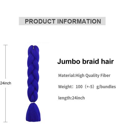 Traziewell Blue Hair Extensions Braiding Hair Accessories for Women Braid Hair Extension High Temperature Synthetic Fiber Twist Hair Pieces 1905 FH001905 L - Buy Online on GoSupps.com