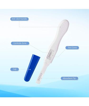 Golden Time 2-Pack Early Pregnancy Tests | Fast & Accurate HCG Urine Test Kit for Home | Easy & Sensitive Self-Testing | Blue - Buy Online on GoSupps.com