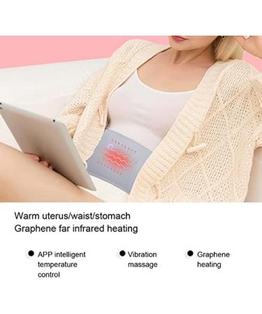 Electric Heating Pad for Menstrual Relief | Graphene Far Infrared USB Heating Belt for Women - Gray | Perfect Gift - Buy Online on GoSupps.com