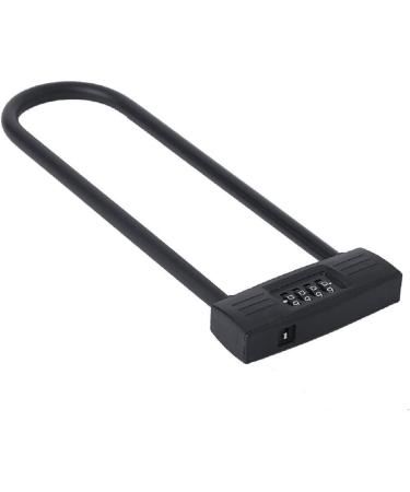 Mioni 4 Digit U Lock Motorcycle/Bike Lock - Resettable Combination for Bicycles/Gate - Secure and Convenient (Black) - Buy Online on GoSupps.com