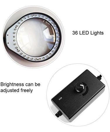 Magnifiers 10 Times Desktop Magnifying Glass with lamp high-Definition Maintenance Welding Identification Multi-Function Mirror 36 lamp Bead Lighting More Clear Reading Aids - Buy Online on GoSupps.com