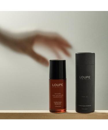 Buy LOUPE Certified Organic Deodorant Roll-on | 100% Natural & Plant-Based Unisex | Sensitive Skin | Lavender Geranium Rose & Sandalwood | International Shipping Available - Buy Online on GoSupps.com