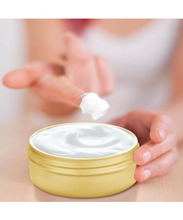 20 Pcs Gold 1-Ounce Aluminum Tin Jars | Refillable Round Containers for Cosmetic Lip Balm and Cream | 30ml Screw Lid Bottles - Buy Online on GoSupps.com