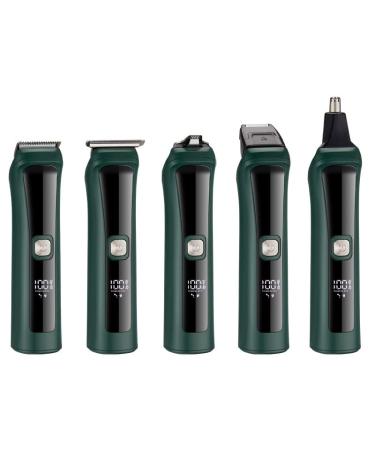 Professional 4-in-1 Hair Clippers for Men - Titanium Alloy Trimmer & Shaver | Fast Charging Green Styling Set - Buy Online on GoSupps.com