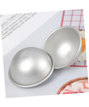 COHEALI Circle Stencil 4PCS soap molds food molds cake mold Aluminum Molds Bath Moulds cake pan puck 3d baking mold Silver medium - Buy Online on GoSupps.com