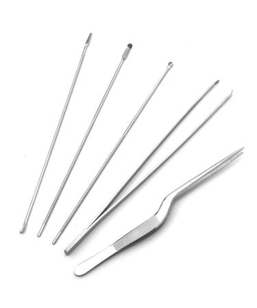 5Pcs Stainless Steel Ear Wax Remover Kit | Professional Ear Cleaning Tools - Buy Online on GoSupps.com