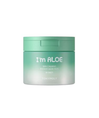 TONYMOLY I'm Aloe Skin Calming Instant Mask Pads for dry and irritated skin 80 sheets