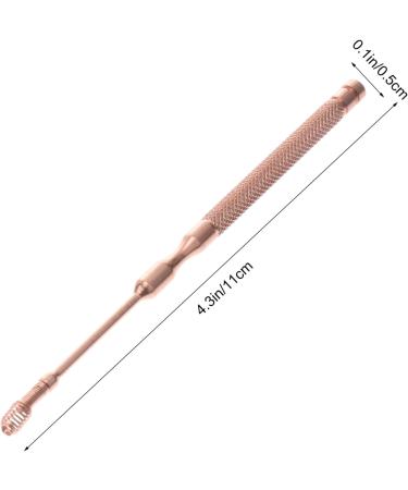 Spring Ear Scope - Stainless Steel Ear Cleaner Spoon | Rose Gold Ear Pick for Ear Cleaning - 1pc - Buy Online on GoSupps.com