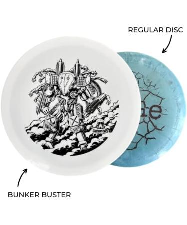 Doomsday Discs Bunker Buster Oversized Disc Golf Fairway Driver - Up to 200g | White Prototype - Buy Online on GoSupps.com