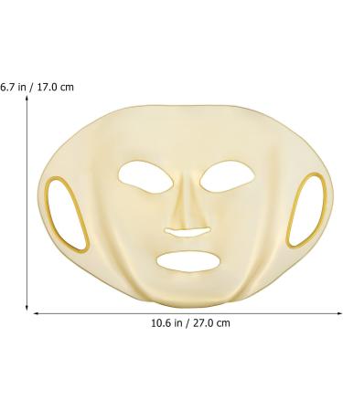 Beaupretty Reusable Silicone Face Mask 3-Piece Moisturising Face Mask Cover Reusable Anti-Wrinkle Silicone Face Mask Holder for Leaf Masks - Buy Online on GoSupps.com