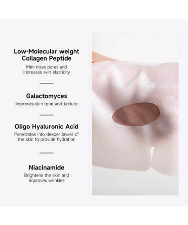 Pink Collagen Jelly Gel Mask Korean Organic Collagen Face Mask Collagen Face Mask Korean Collagen Mask Korean Collagen Face Mask Pore Care Firming Moisturizing Korean Skincare (6pc) - Buy Online on GoSupps.com