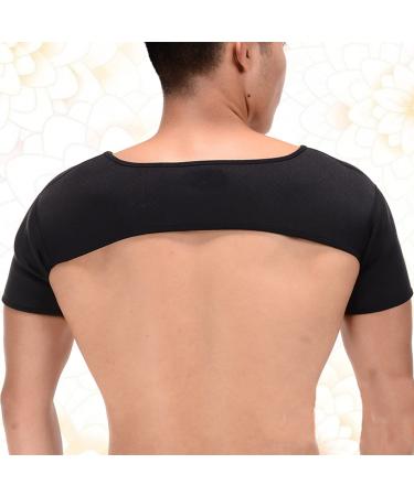 FRCOLOR 2pcs SBR Shoulder Support Brace - Breathable Double Shoulder Strap for Pain Relief - Black - Buy Online on GoSupps.com