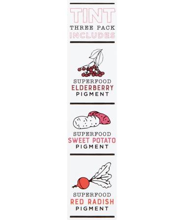 Dr.Lipp Superfood Tint 4-In-ONE Lip Gloss Tint Cheek Blush Eye Gloss 3-Pack 100% Natural 8ml - Buy Online on GoSupps.com