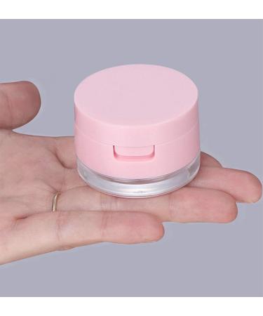 AKOAK 3ml Reusable Plastic Powder Box with Mirror - Leak-free Mini Travel Makeup Container - Buy Online on GoSupps.com