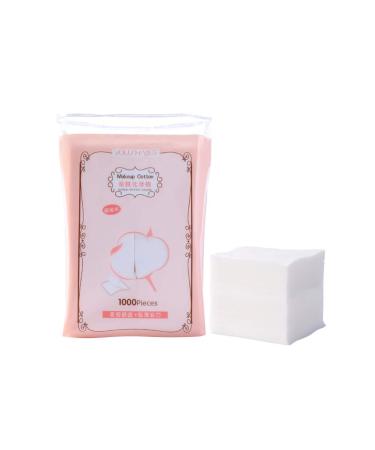 1000pcs Makeup Cotton Pads Three Layers Disposable Facial Cotton Portable Makeup Cotton Pieces