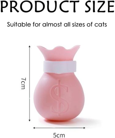 Premium 4-Pack Anti-Scratch Silicone Cat Boots | Adjustable Paw Protection for Bathing & Grooming | Rosa Cat Paw Cover Type 1 - Buy Online on GoSupps.com