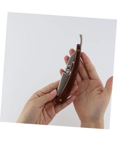Beaupretty Ergonomic Khimar Hijab Razor - Mustache Cutter with Wood Grain Handle | Precision Scissors for Men - Buy Online on GoSupps.com