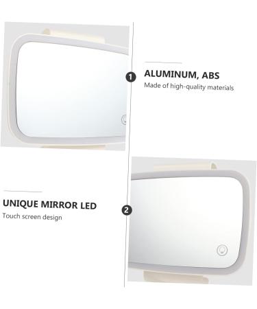 Healeved 1pc Car Vanity Mirror Clip-on Mirror Sun Visor Mirror Car Visor Mirror Vanity Mirror for Car Mirror for Sun Visor Car Makeup Mirror Car Sun Shield Makeup Mirror LED Makeup Mirror - Buy Online on GoSupps.com