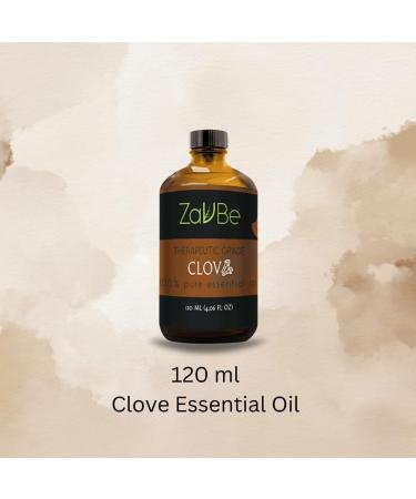 MABUA Clove Leaf Oil (Eugenia Caryophyllata) 100% Pure Natural Therapeutic Grade 120 mL (4 oz) - Buy Online on GoSupps.com