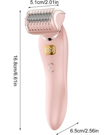 Bikini Trimmer Painless Hair Remover for WomenWet & Shavers for Women 2 in 1 Travel Arm Hair Trimmer for Women for Eyebrows Lips Face Legs Body Pink - Buy Online on GoSupps.com