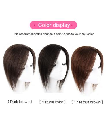 RemeeHi Clip-on Crown Hairpiece - 30cm Real Hair in Chestnut Brown for Effortless Style - Buy Online on GoSupps.com