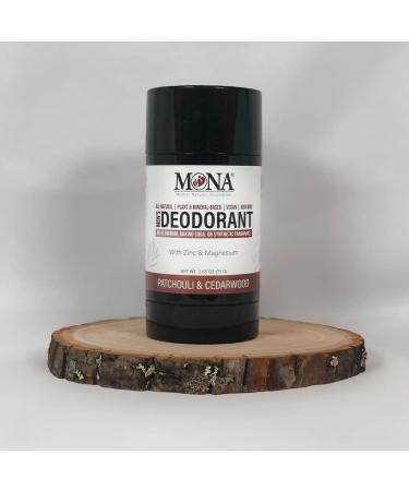 MONA BRANDS Aluminum-Free Natural Deodorant for Men | Baking Soda Free, Hypoallergenic, 100% Natural with Magnesium and Zinc | Sensitive Skin Formula - Buy Online on GoSupps.com
