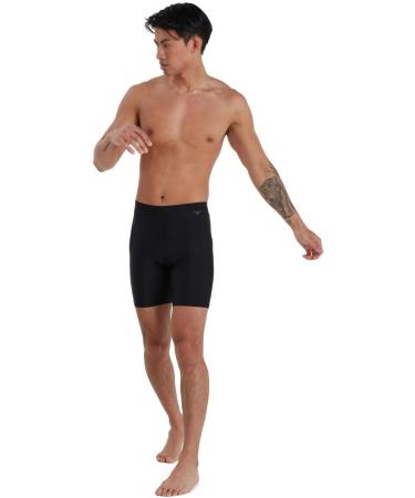Speedo Men's Essentials Endurance+ Swim Shorts - 34 Black | High-Performance Swimwear for International Shipping - Buy Online on GoSupps.com