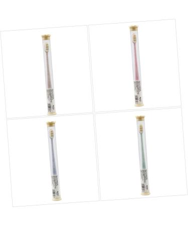 Fomiyes 12-Pc Children's & Adult Travel Toothbrush Set | Wangan Hair Toothbrushes | Brass & Additional Oral Care Tools for Ultimate Cleaning - Buy Online on GoSupps.com