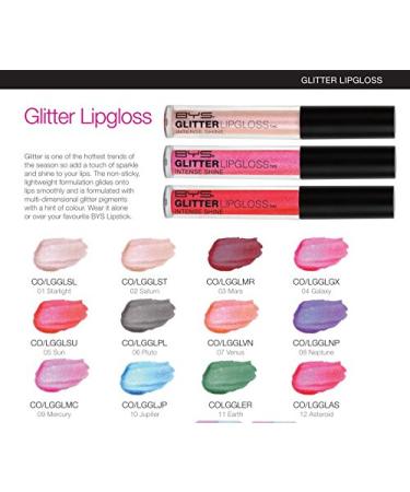 BYS Glitter Lipgloss Mercury Pink - Shop Internationally for Stunning Shine & Color - Buy Online on GoSupps.com