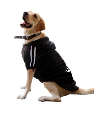 Eastlion Dog Warm Hoodies Coat Clothes Sweater Pet Puppy T-Shirt Black 9XL 9XL Black - Buy Online on GoSupps.com