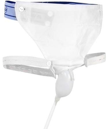 Silicone Urine Collector for Men - Includes 2 Catheter Bags | Ideal for Elderly & Healthcare Use - Buy Online on GoSupps.com