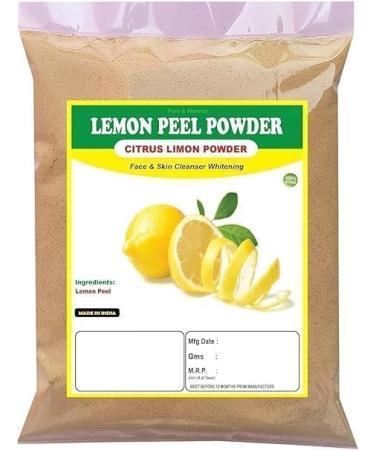 Lemon Peel Powder 150Gm Citrus Limon | With Vitamin C 100% Natural & Chemical Free Face & Hair Pack Natural Skin Cleanser Defence from Tan & Oily Skin