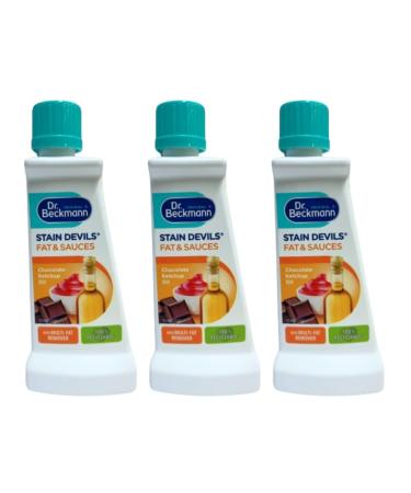 Stain Devils Cooking Oil & Fat Remover Pack of 3 | 50ml each | Effective Stain Removal Solution for Fabrics - Easy to Use