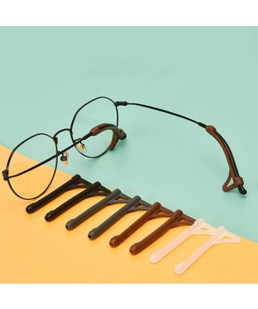 Buy Iplusmile 12 Pairs Silicone Brass Glass Holder - Non-Winged Ear Pads & Gel Ear Hooks for Children - International Shipping Available - Buy Online on GoSupps.com