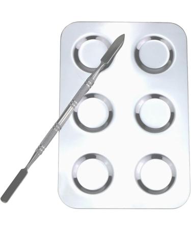 Premium Acrylic Make-Up Palette Set - Transparent Color Mixing for Gel Watercolor Oil Painting & Nail Art Tools - Buy Online on GoSupps.com