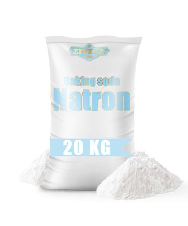 Sodium Bicarbonate Powder, 20kg, Sodium Bicarbonate, Sodium Salt, 4 x 5kg Baking Soda E500, 100% Pure