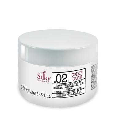 .02 Organic Restitutive Hair Mask - Deep Moisturizing Hair Mask with Pomegranate Extract Hair Color Mask with Hydrating and Restoring Action for Dry and Treated Hair - 250 ml