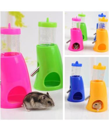 Pet Hideout And Water Bottle Set Hamster Water Bottle Drinker Feeder Is Suitable For Hamsters Guinea Pigs Gerbils And Other Small Animals (Random Color) - Buy Online on GoSupps.com