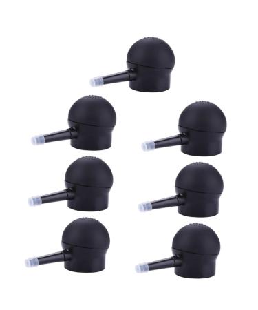 FRCOLOR Hair Building Fibers 7 Pcs Silicone Nozzle Spray Bottles for Hair Fiber Spray Applicator Fiber Spray Nozzle Concealer