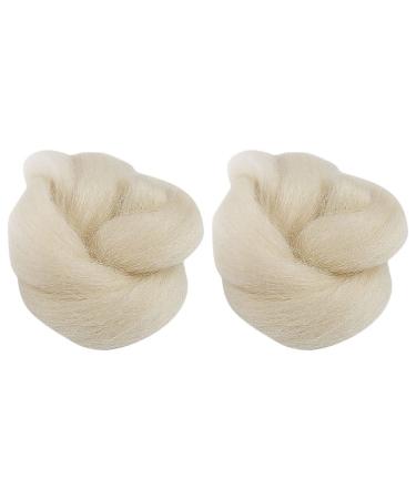 Toe Spacers 2pcs Lambs Wool for Toes Soft Feet Cushion Toe Separator Lambs Wool Corn Cushion Pads Blister Prevention Bunions Remover Cushions Hammer Toe Relief for Shoes or Feet