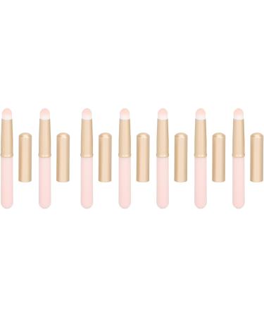 7pcs Round Head Portable Pink Handle Lip Smudge Brush Lip Blending Brush with Lid Professional Lip Smudge Brush for Lipstick Round End Lip Brush for Women Girl Gift(Pink 7 Pieces Of Set) - Buy Online on GoSupps.com