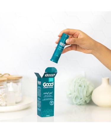 Good Clean Love Relief Gel Pain & Itch with 4% Lidocaine - Fast-Acting Relief for Vaginal Discomfort - Gynecologist Recommended - Buy Online on GoSupps.com